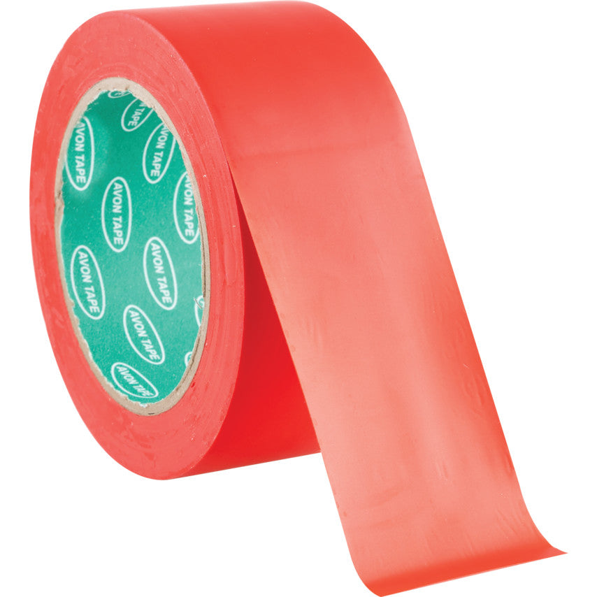 50mm x 33m RED HAZARD MARKINGTAPE