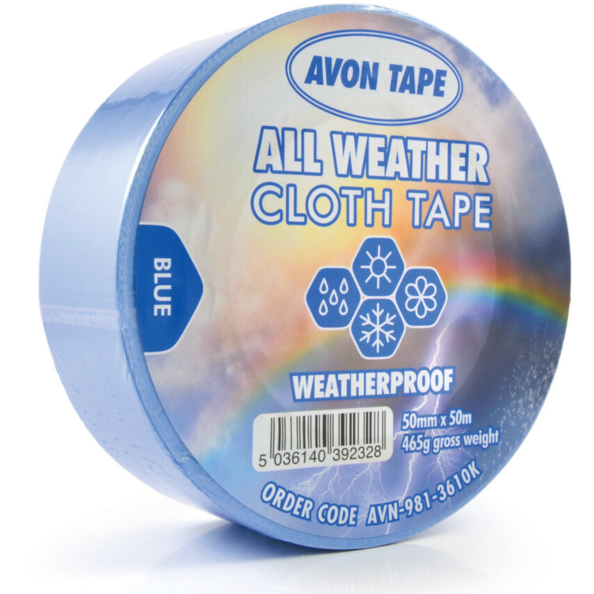 ALL WEATHER สีฟ้า DUCT TAPE 50MM X 50M
