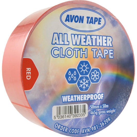 ALL WEATHER RED DUCT TAPE50MM X 50M รหัส AVN9813620K