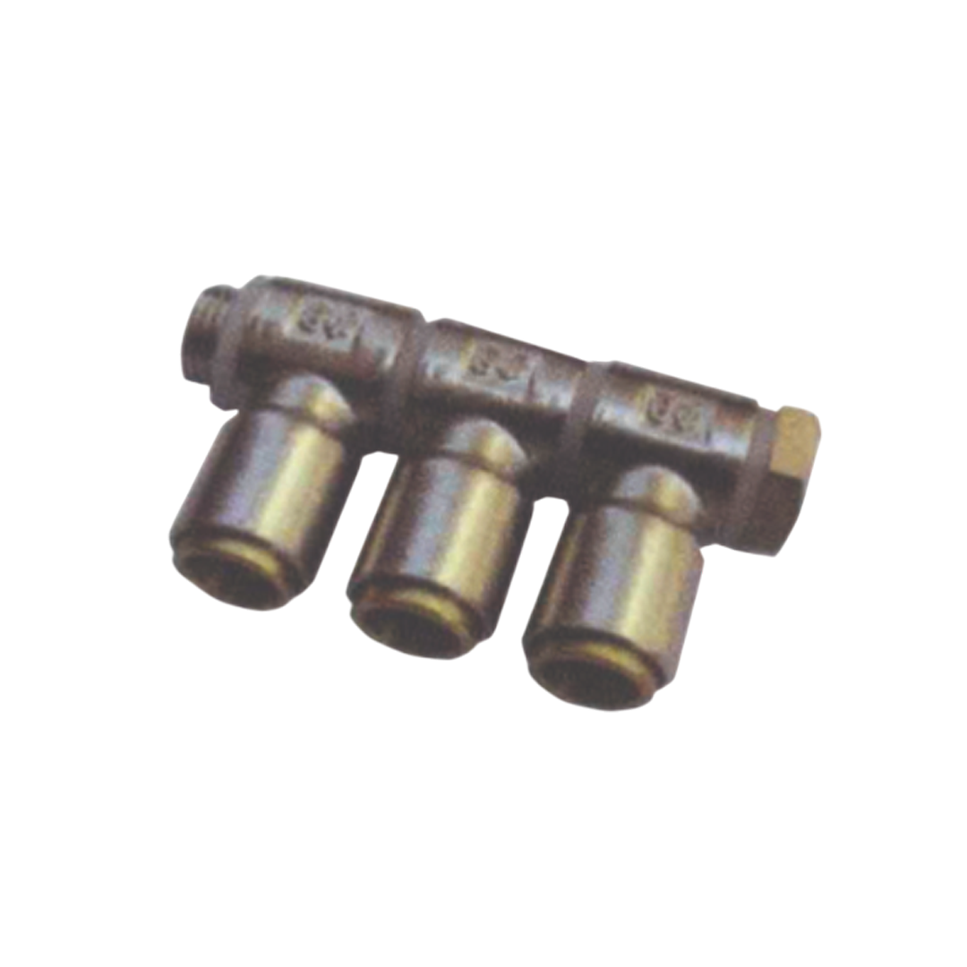 ข้องอสั้น 3 ชั้น สวิง (EMKD) Shinohawa SL502 ขนาดสายลม 4 มม. ขนาดเกลียว 1/8"