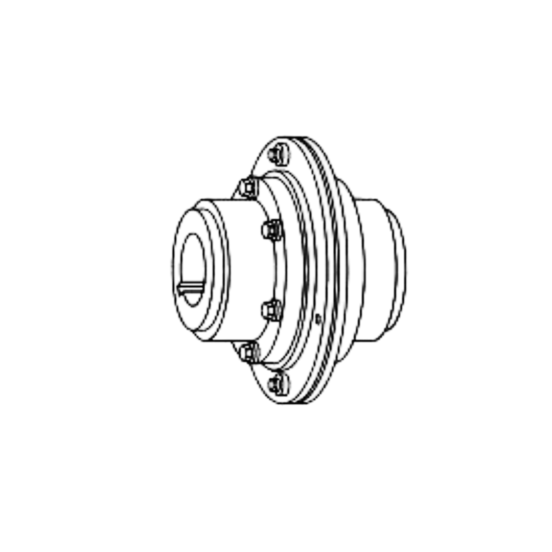 Gear Couplings Rexnord รุ่น Large Flanged Sleeve TYPE GR20 1160GR
