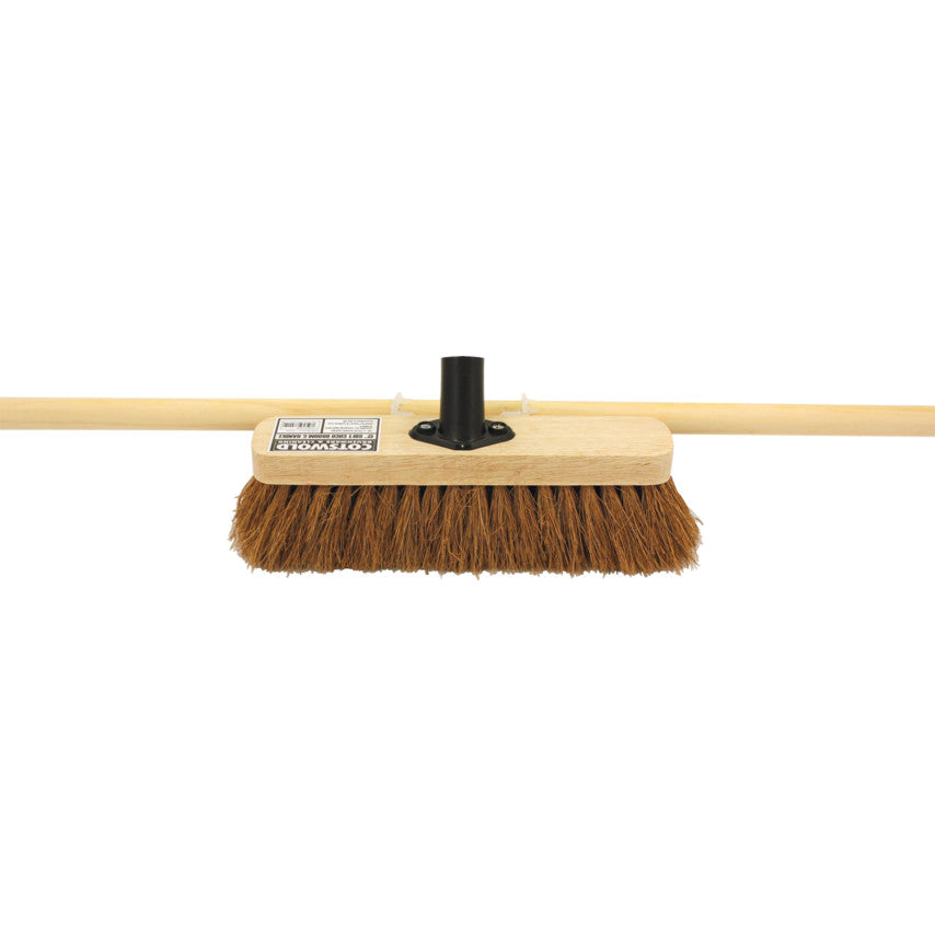 12" SOFT COCO BROOM WITH48" WOODEN HANDLE รหัส COT9071260K