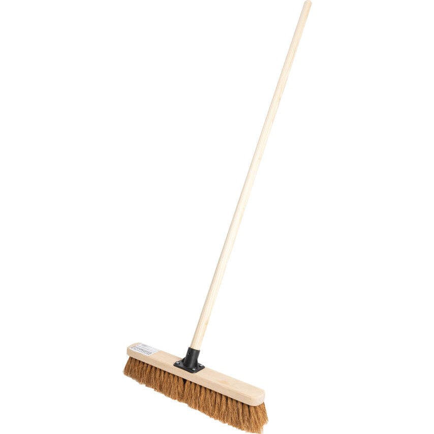 18" SOFT COCO BROOM WITH48" WOODEN HANDLE รหัส COT9071270K