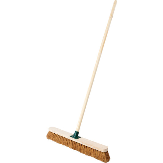 24" SOFT COCO BROOM WITH48" WOODEN HANDLE รหัส COT9071280K