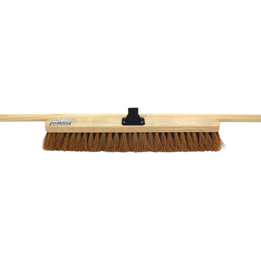 24" SOFT COCO BROOM WITH48" WOODEN HANDLE รหัส COT9071280K