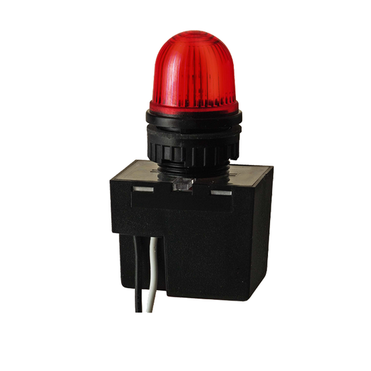 Signal and traffic lights WERMA รุ่น Micro Installation Beacons Flashing Beacon EM 24VDC RD 232.100.55 ไฟสัญญาณ
