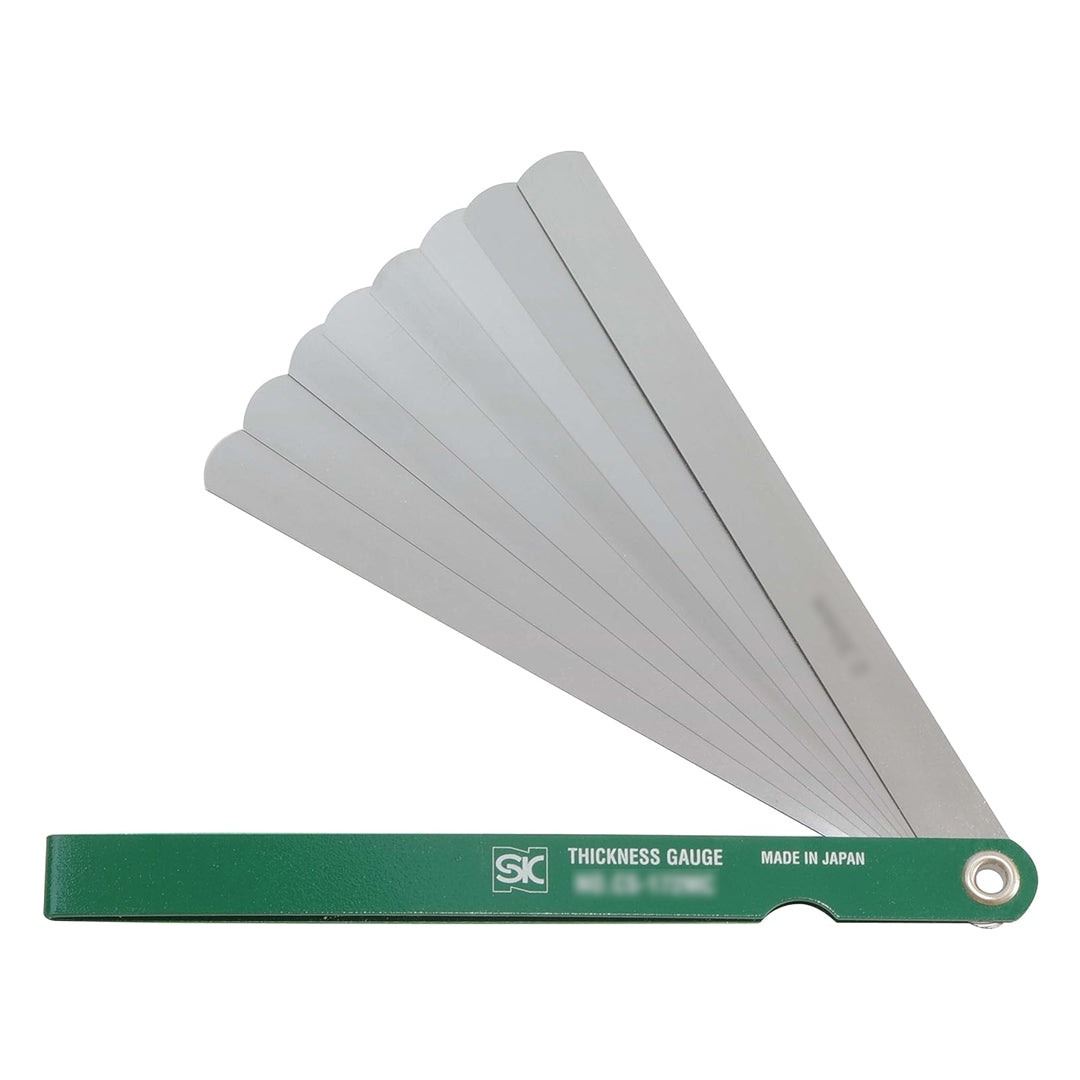 เกจวัดความหนา ฟิลเลอร์เกจแบบยาว 9 ใบ 75 มม.NIIGATA SEIKI SK,CS-172MA-GR-KOUSEI
