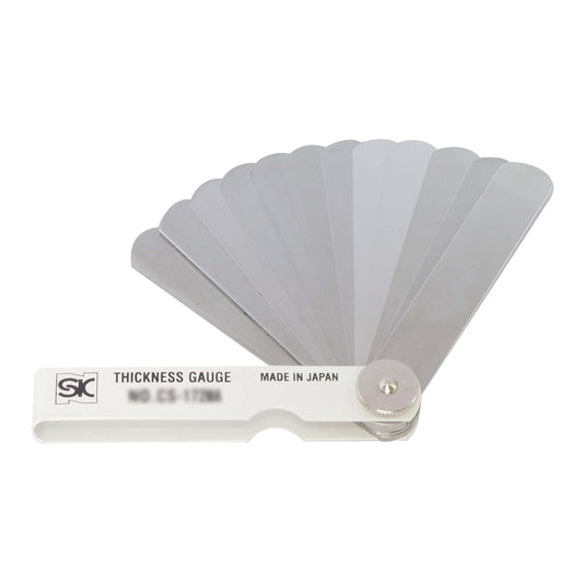 เกจวัดความหนา ฟิลเลอร์เกจแบบยาว 9 ใบ 100 มม.NIIGATA SEIKI SK,CS-172MB-WH-KOUSEI