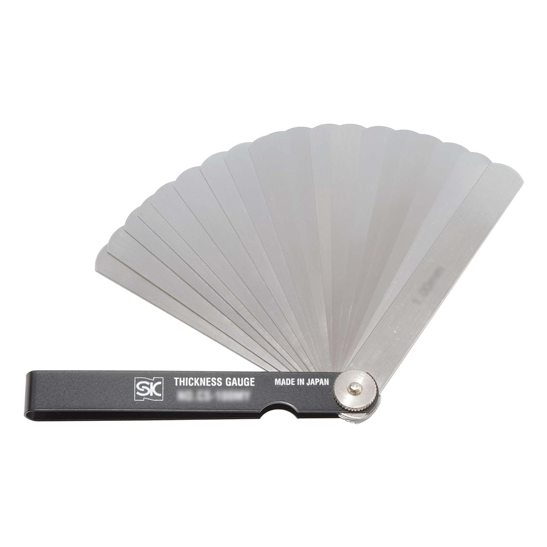เกจวัดความหนา ฟิลเลอร์เกจแบบยาว 12 ใบ 100 มม.NIIGATA SEIKI SK,CS-100MT-BK-KOUSEI