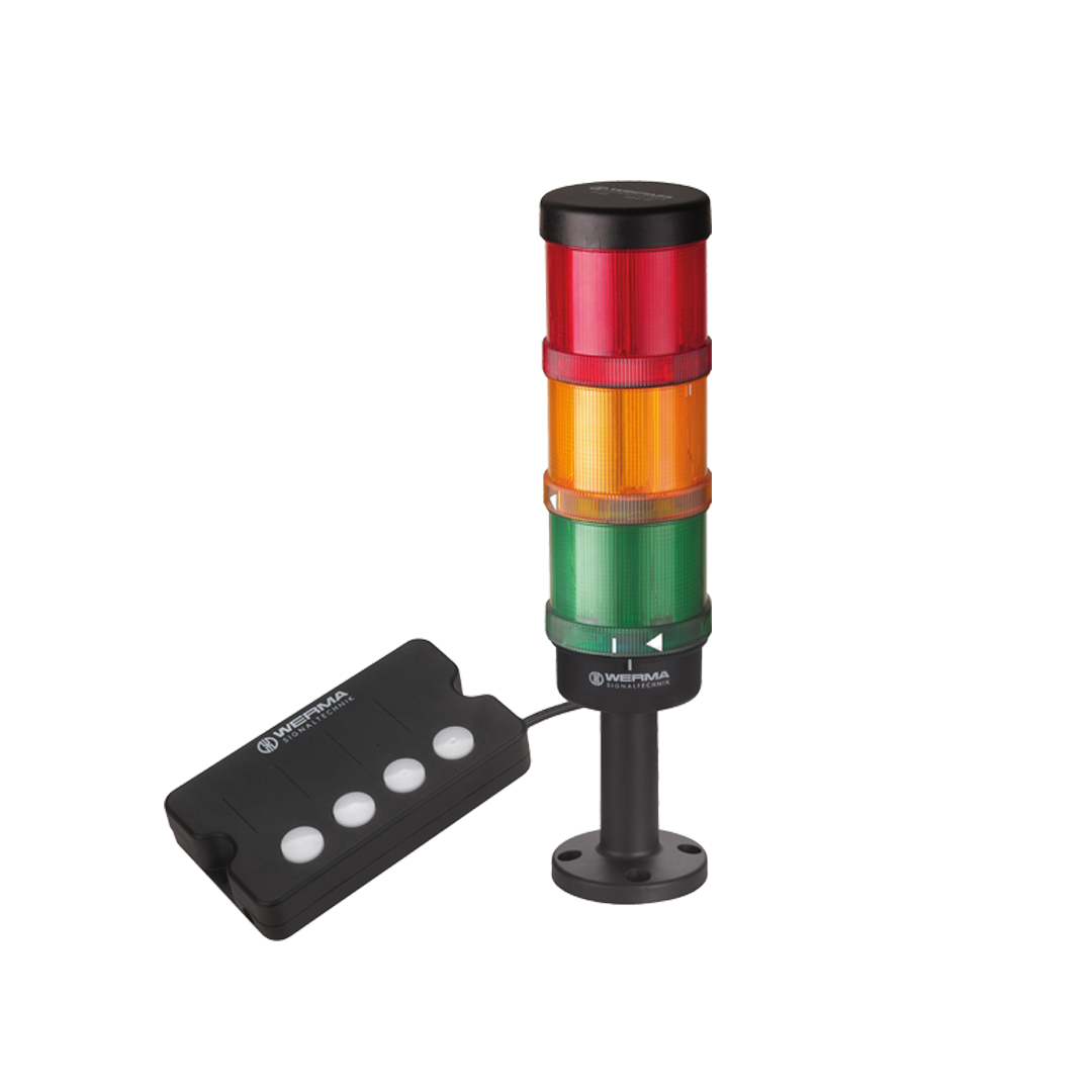 Signal Towers / Stack Lights WERMA รุ่น Kombi SIGN 72 Andon LIGHT KS72 GN/YE/RD 649.000.03 ไฟสัญญาณ