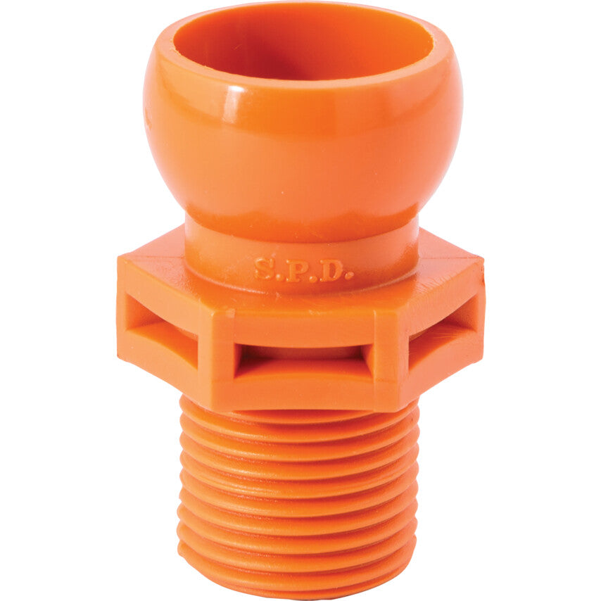 1/8 นิ้ว NPT MALE THREADED SPIGOT 1/4 นิ้ว BORE