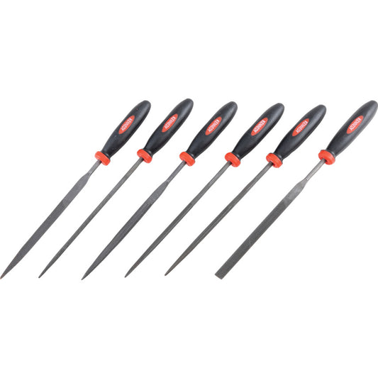 14cm (5.1/2 นิ้ว ) CUT 2 ASSORTEDNEEDLE FILE SET-6PCE