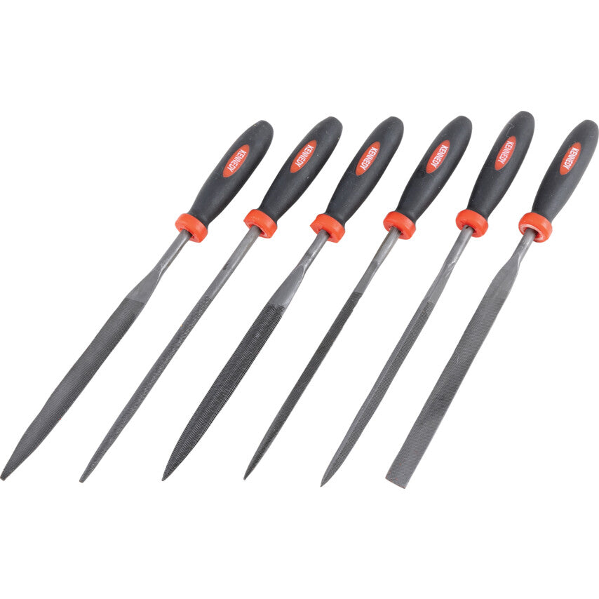 16cm (6.1/2 นิ้ว ) CUT 2 ASSORTEDNEEDLE FILE SET-6PCE