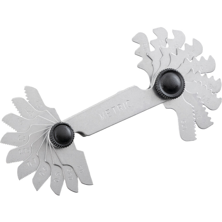 20 BLADE SCREW PITCH GAUGE 60 DEGMETRIC