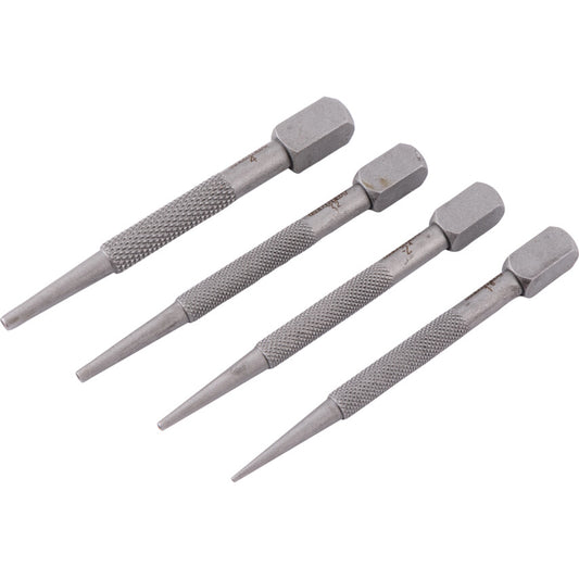 SQUARE HEAD NAIL PUNCHESSET OF 4