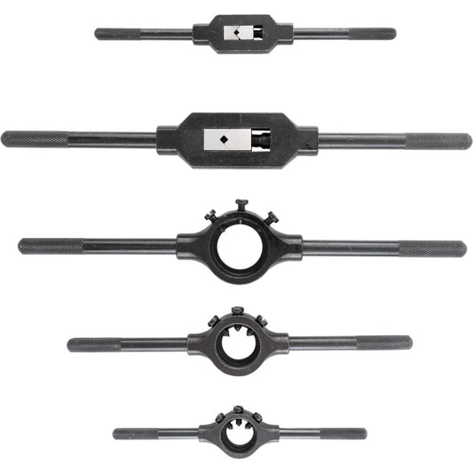 TRADITIONAL TAP WRENCH &DIESTOCK SET 5-PCE