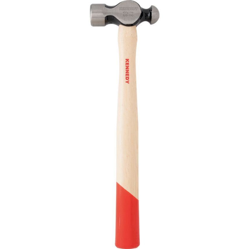 1lb BALL PEIN HAMMER, HARDWOODHANDLE