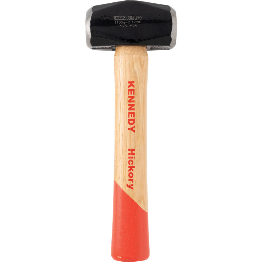 2.1/2lb CLUB / LUMP HAMMER,HICKORY HANDLE