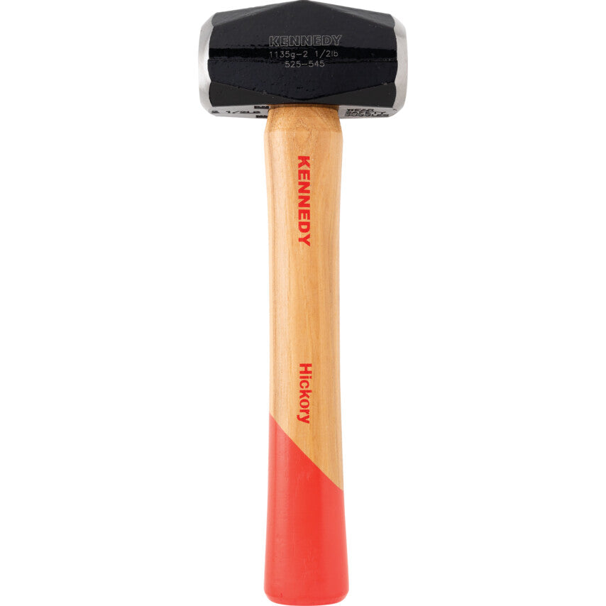 2.1/2lb CLUB / LUMP HAMMER, BS876HICKORY HANDLE
