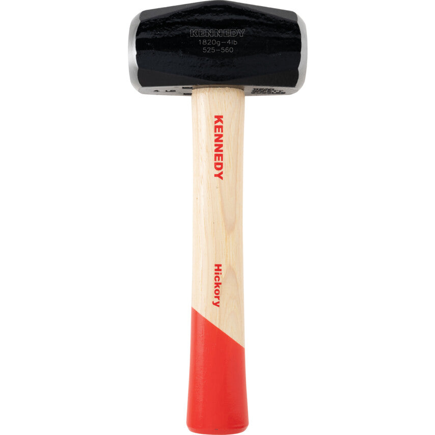 4lb CLUB / LUMP HAMMER, BS876HICKORY HANDLE
