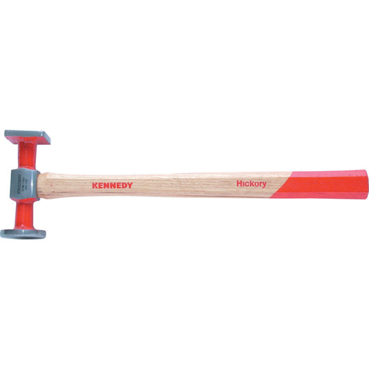 SHRINKING HAMMER 37mm SQ MILLED 40mm DIA FLAT FACE, HICKORY HANDLE รหัส KEN5257280K