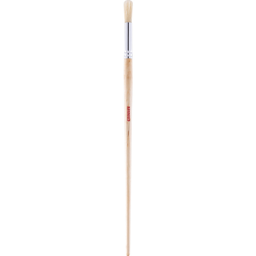 No.8 ROUND FITCH BRUSH NATURALWOODEN HANDLE