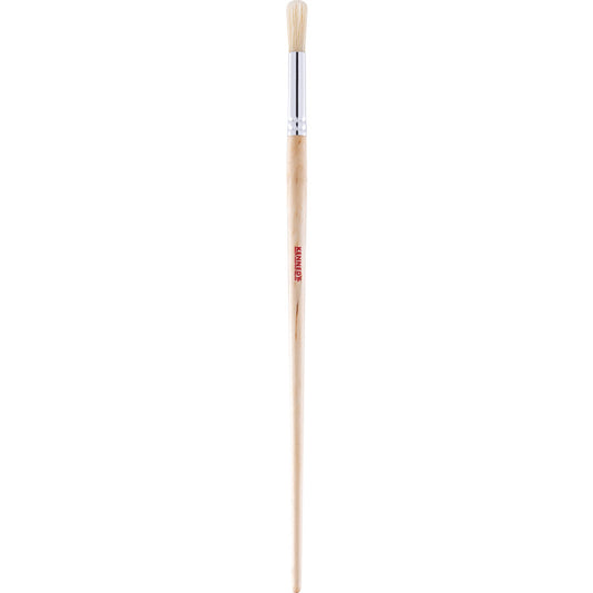 No.8 ROUND FITCH BRUSH NATURALWOODEN HANDLE