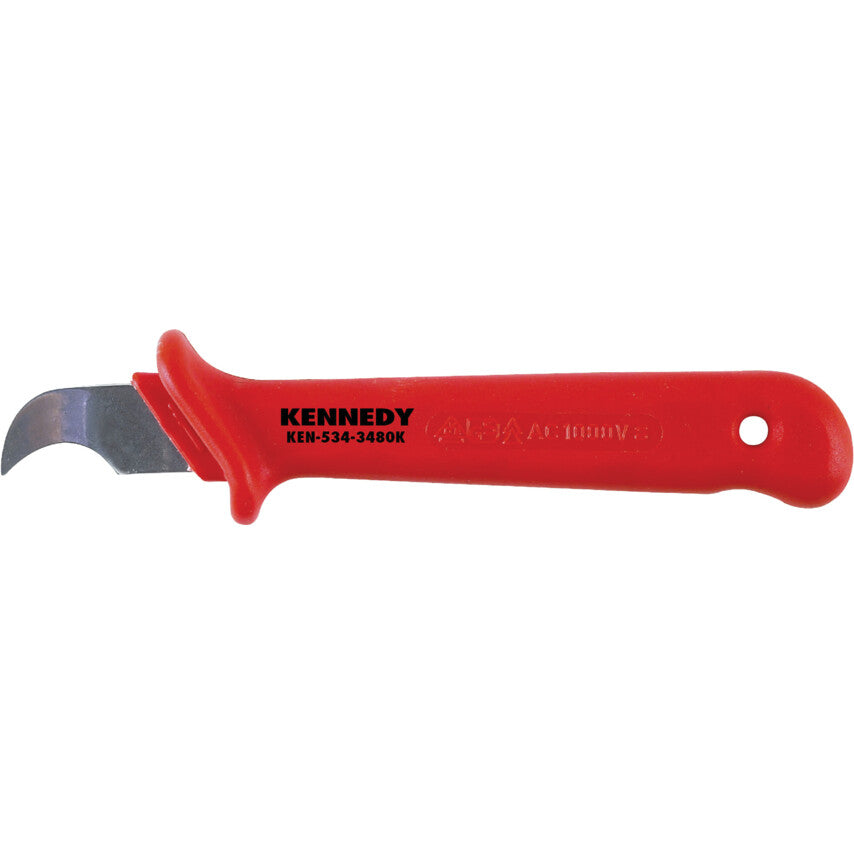 180mm INSULATED CABLE KNIFECURVED BLADE