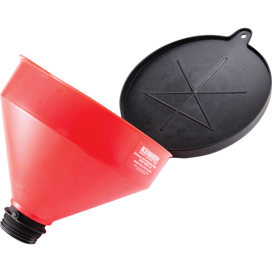 250mm POLYETHYLENE FUNNELC/W SAFETY LID