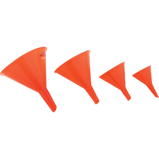 POLYETHYLENE FUNNEL SET (4-PCE)