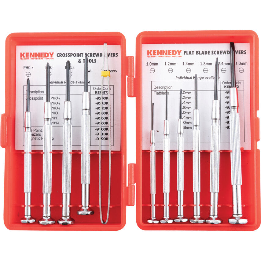 11-PCE PRECISION SCREWDRIVER & TOOL SET