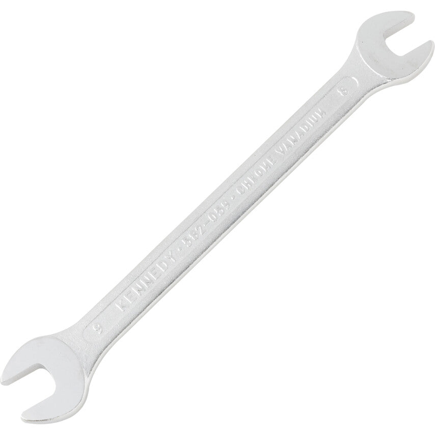 8mm x 9mm CH/VANADIUM O/END SPANNER