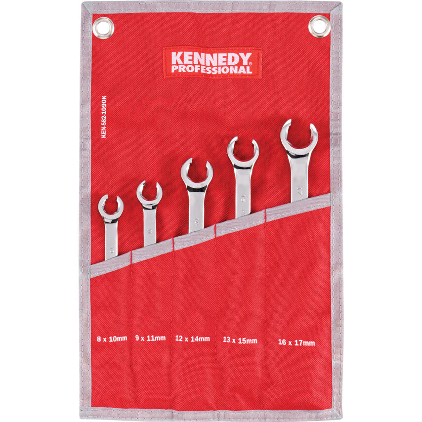 8-17mm PROF FLARE NUT SPANNER SET5PC