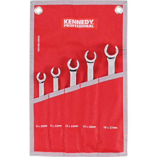 8-17mm PROF FLARE NUT SPANNER SET5PC