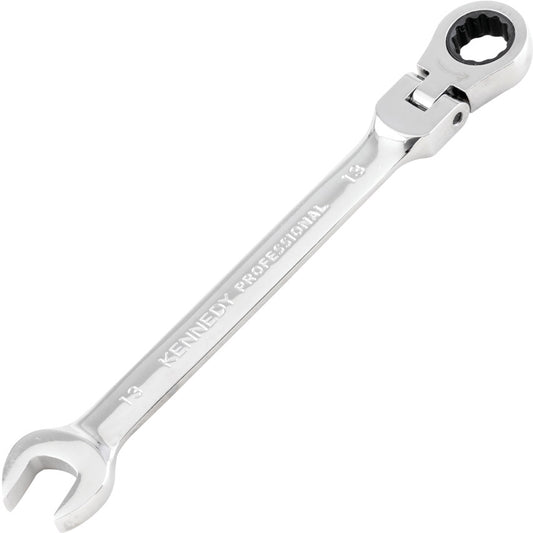 13mm FLEX HEAD RATCHET WRENCH