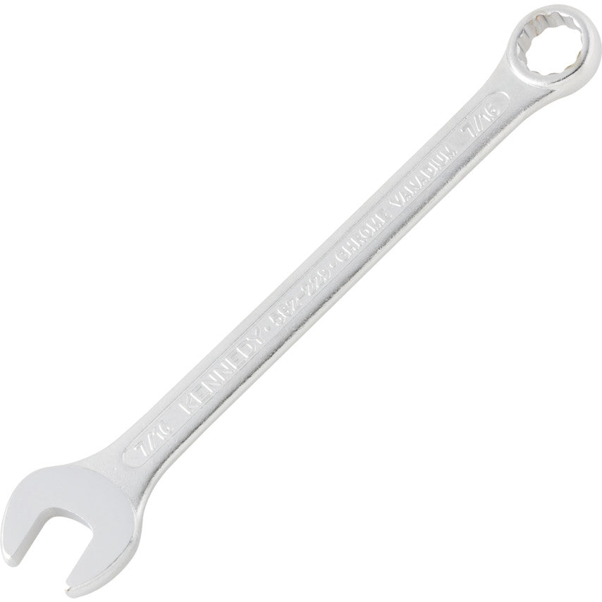 7/16" A/F CHROME VANADIUM COMB SPANNER