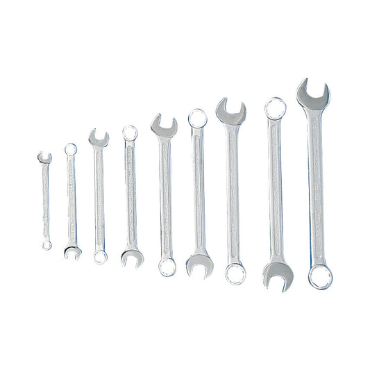 1/4-3/4"AF CV COMBINATION SPANNER SET 9PC