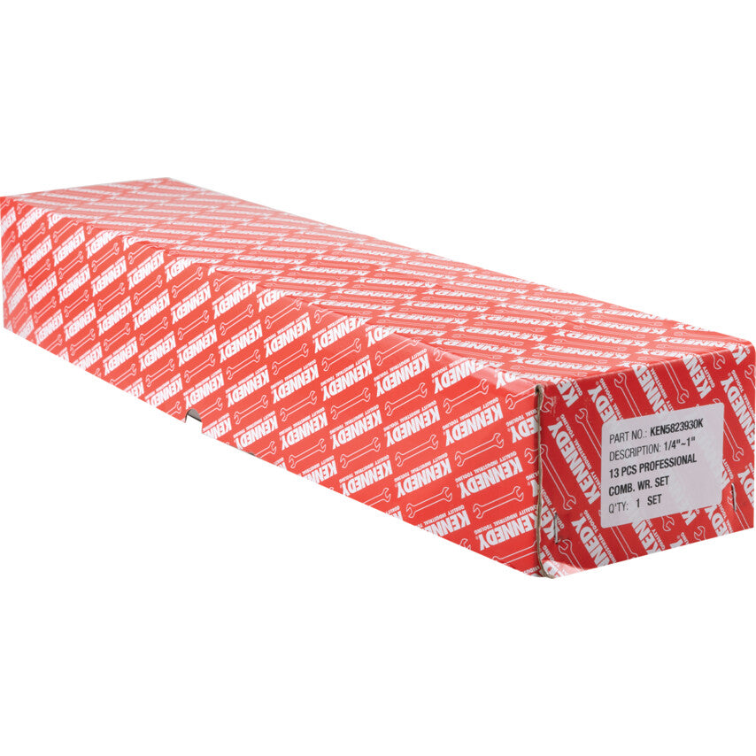 1/4-1" A/F PROF COMBINATIONSPANNER SET 13PC