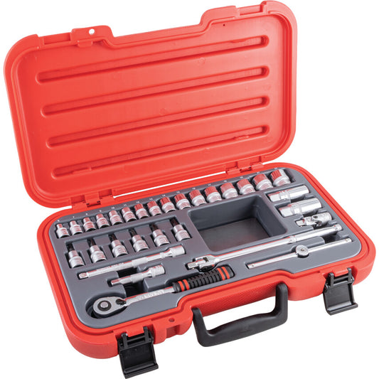 METRIC 30PC 3/8" SQ DR SOCKET SET
