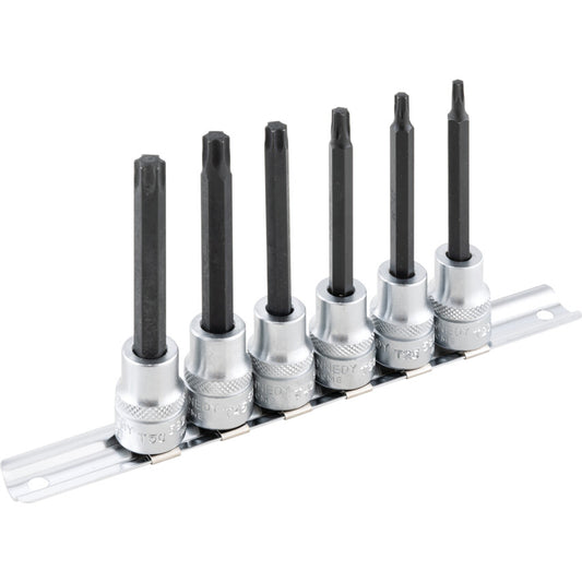 ลูกบล็อกเดือยโผล่ T20-T50x95 มิล O/L TORX SCREWDRIVERBIT SET 6PC รหัส KEN5826340K