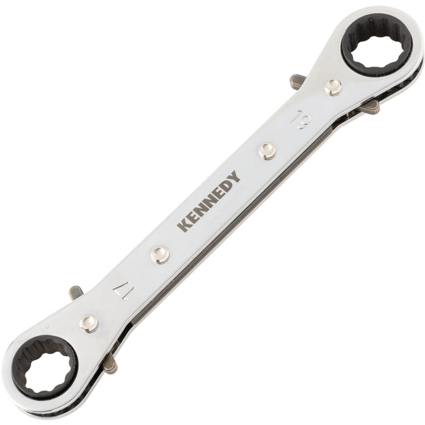 17mmx19mm STRAIGHT RATCHET RINGWRENCH