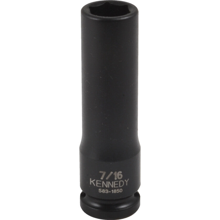 7/16" A/F DEEP IMPACT SOCKET 3/8"SQUARE DRIVE รหัส KEN5838885K