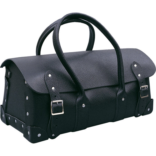 535mm BARN TYPE BLACK LEATHER TOOL BAG