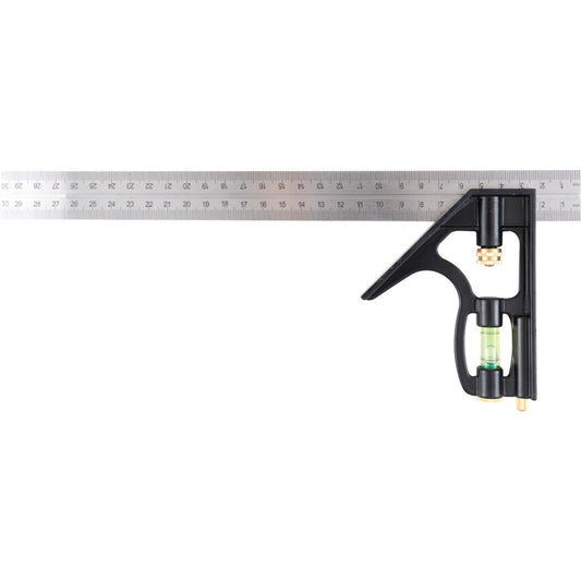 12" DIECAST COMBINATION SQUARE &RULE