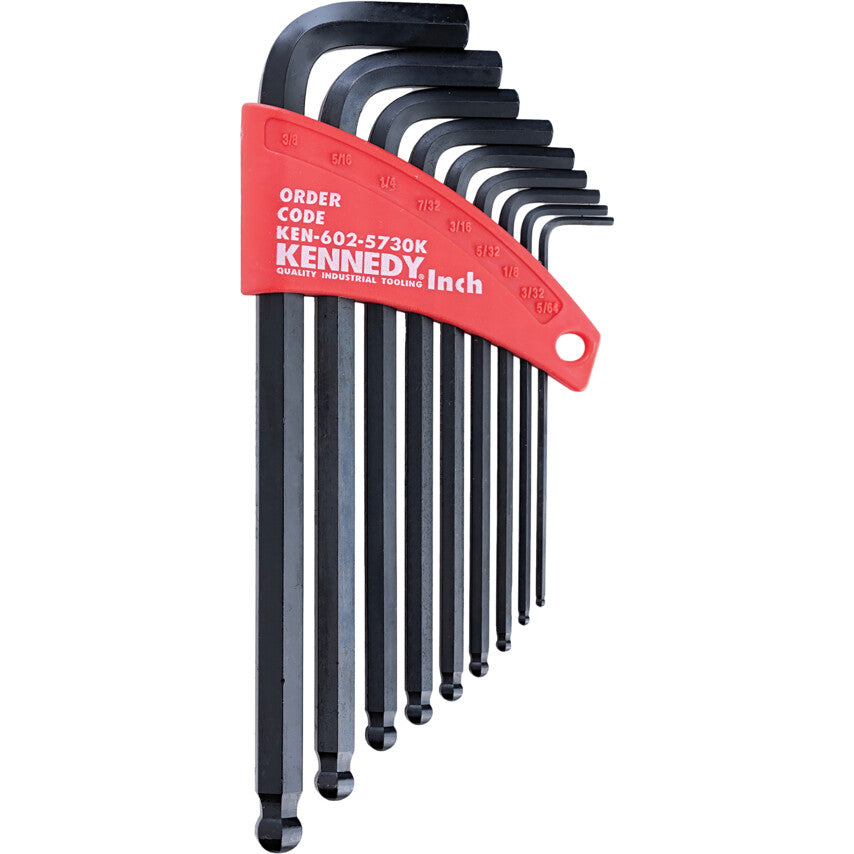 METRIC L-WRENCH BALL DRIVER SET(7-PCE)