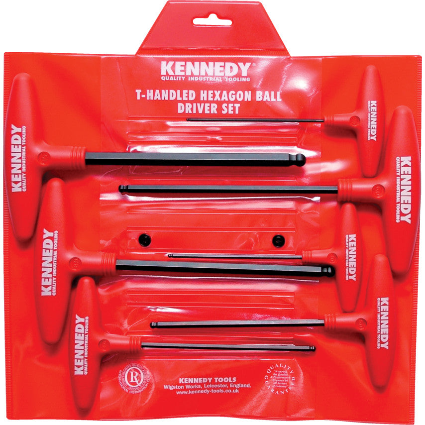 METRIC T-HANDLE BALL DRIVER SET(7-PCE)