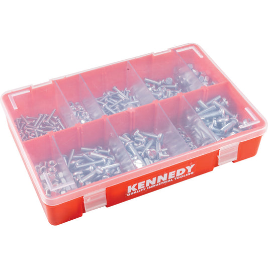 M/SCREWS & NUTS STEEL METRIC PANBZP KIT