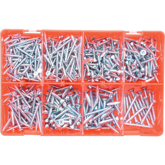 POZI CSK WOODSCREWS STEEL METRICBZP KIT