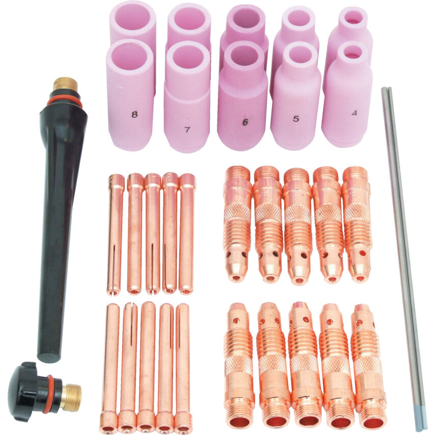 SPARES KIT FOR WP17/18/26TIG TORCH