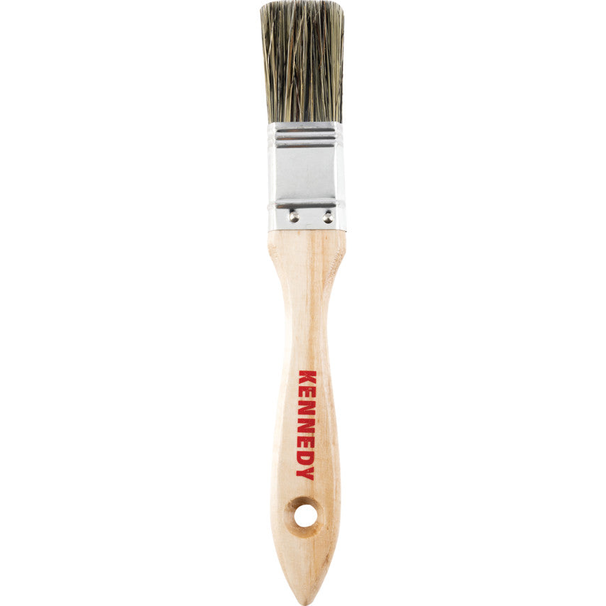 PAINT BRUSH WOODEN HANDLED 1"WIDE